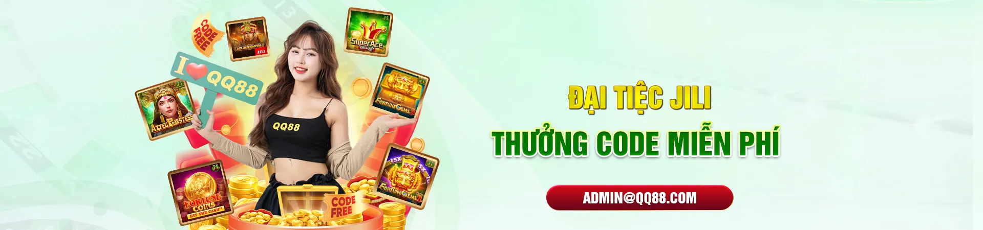 QQ88 đại tiệc jili banner